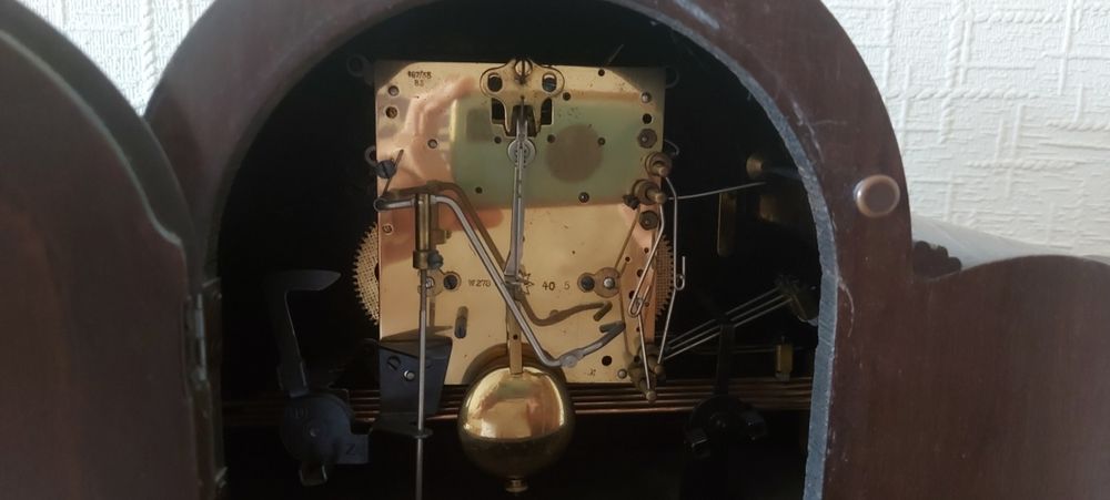 Антикварний камінний годинник Junghans