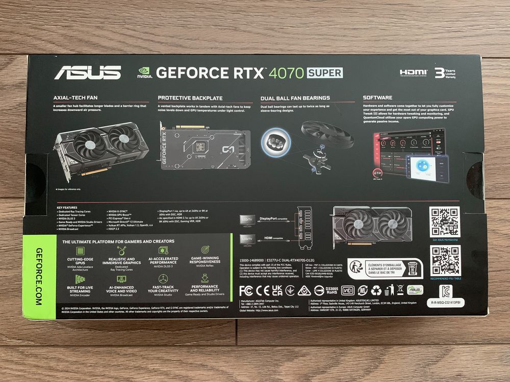 Відеокарта ASUS DUAL GeForce RTX4070S Super 12G OC Edition