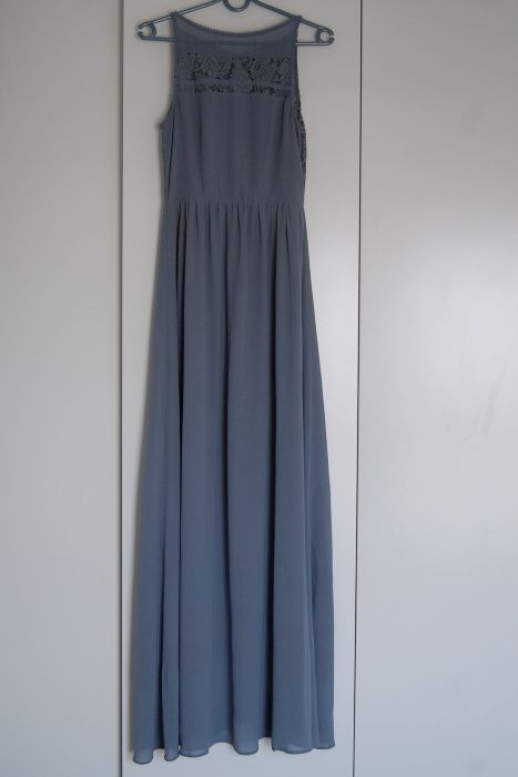 Sukienka maxi H&M 36/S Świadkowa / ślub / wesele