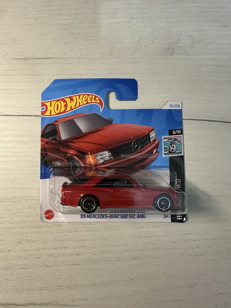 Samochodzik zabawkowy hot wheels 89 Mercedes-Benz 560 SEC AMG