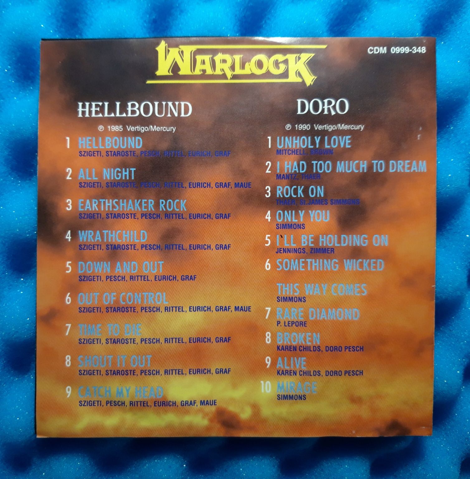 Warlock / Doro – Hellbound / Doro (CD, 1999)