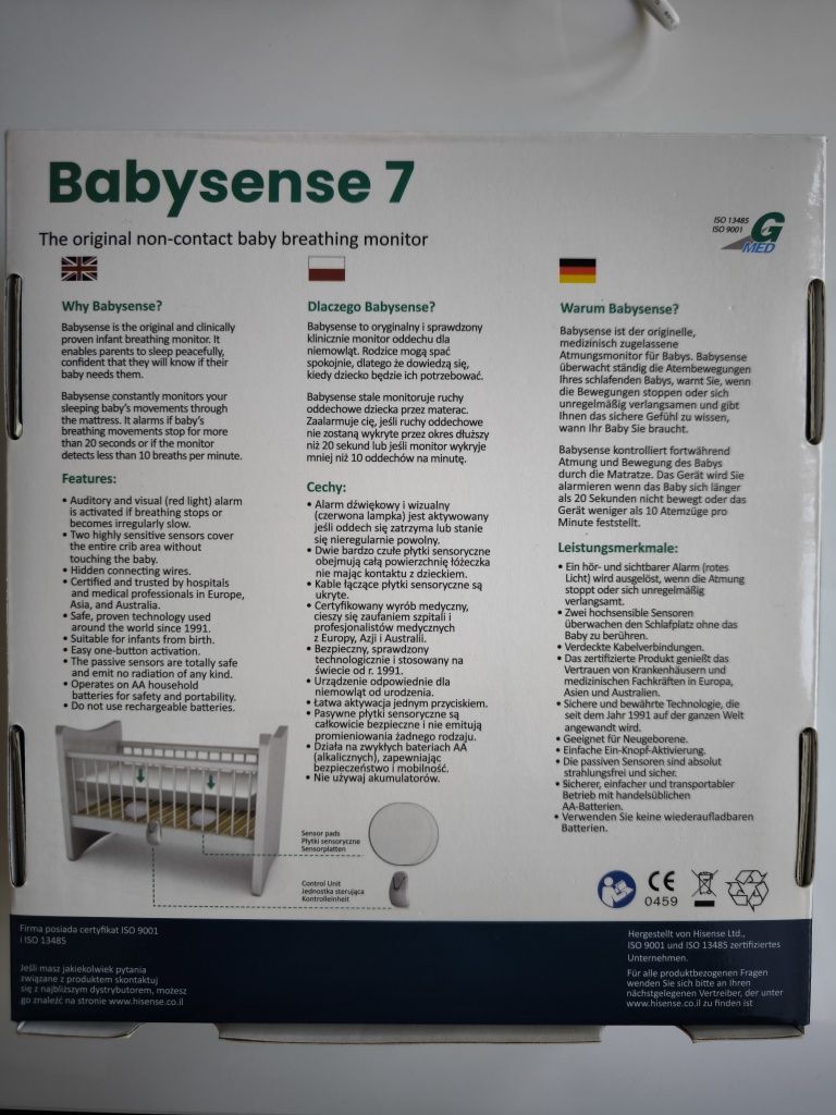 Monitor oddechu Babysense 7