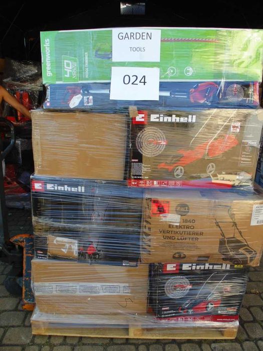 Paleta mix Elektronarzędzia ogrodowe Kosiarki podkaszarki kat ABC