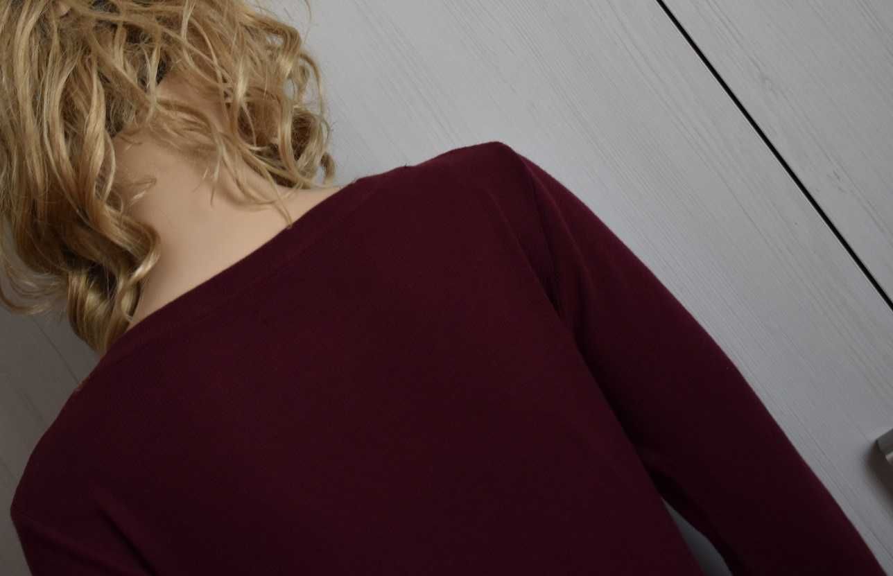 Bluzka koszulka S M 36 Harry Potter Hogwarts bawełna z długim rękawem