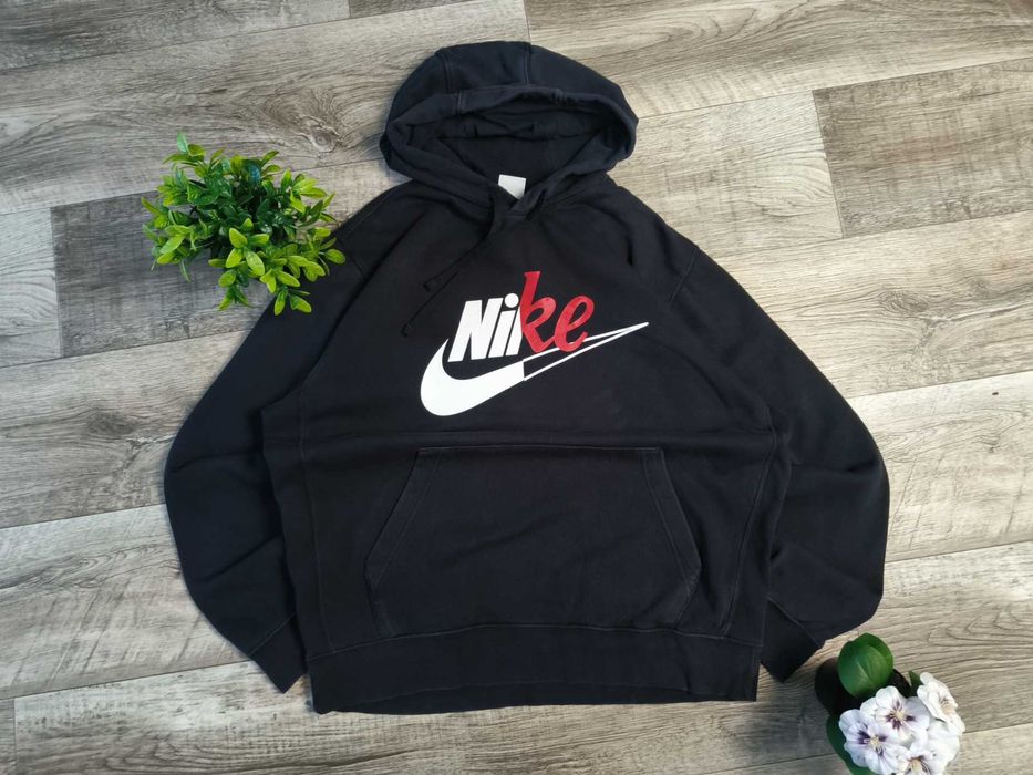 NIKE худі оригінальне чоловіче чорне бавовна Л