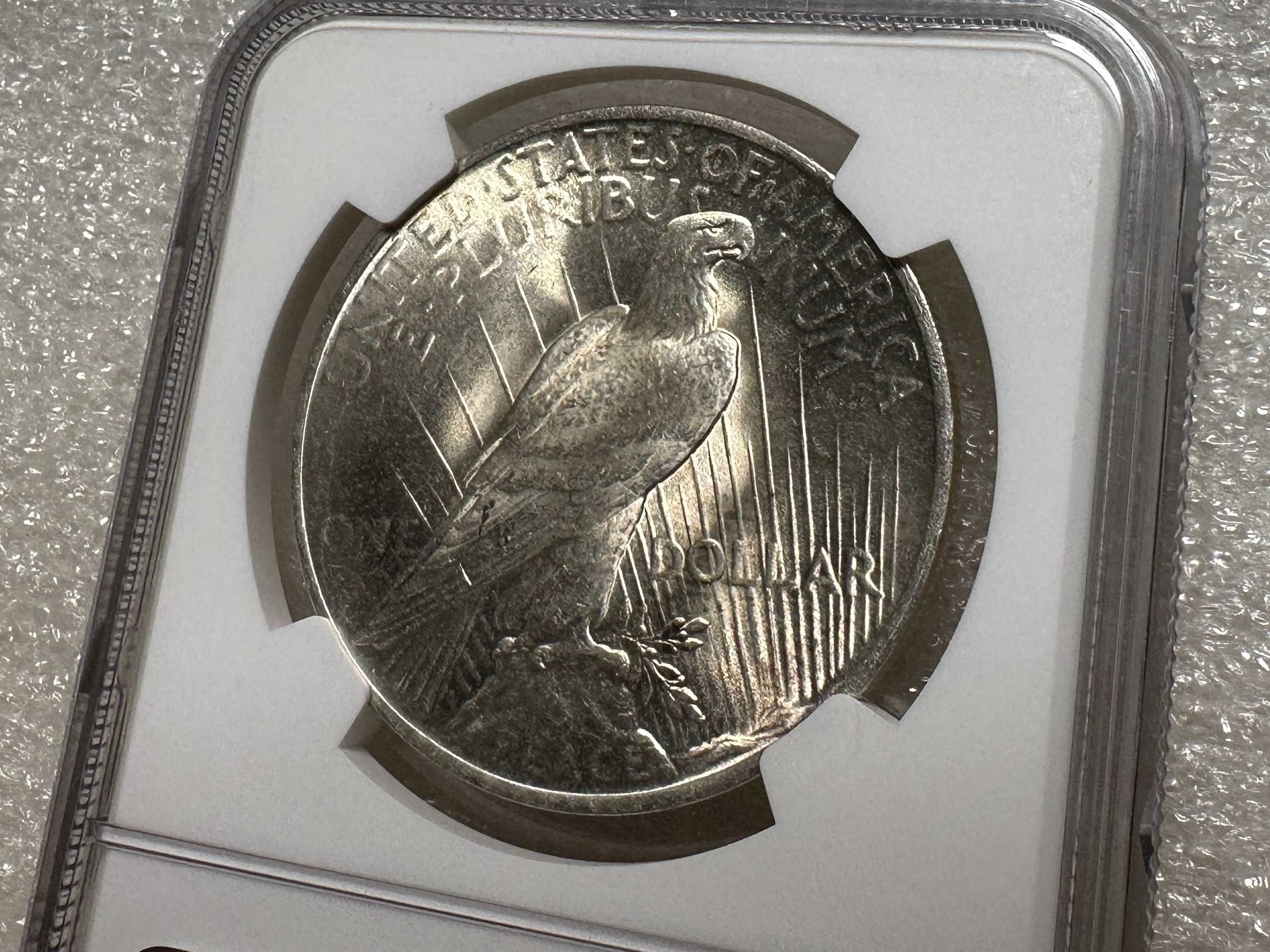 Долар Мирний 1923 слаб NGC MS-64 Америка США