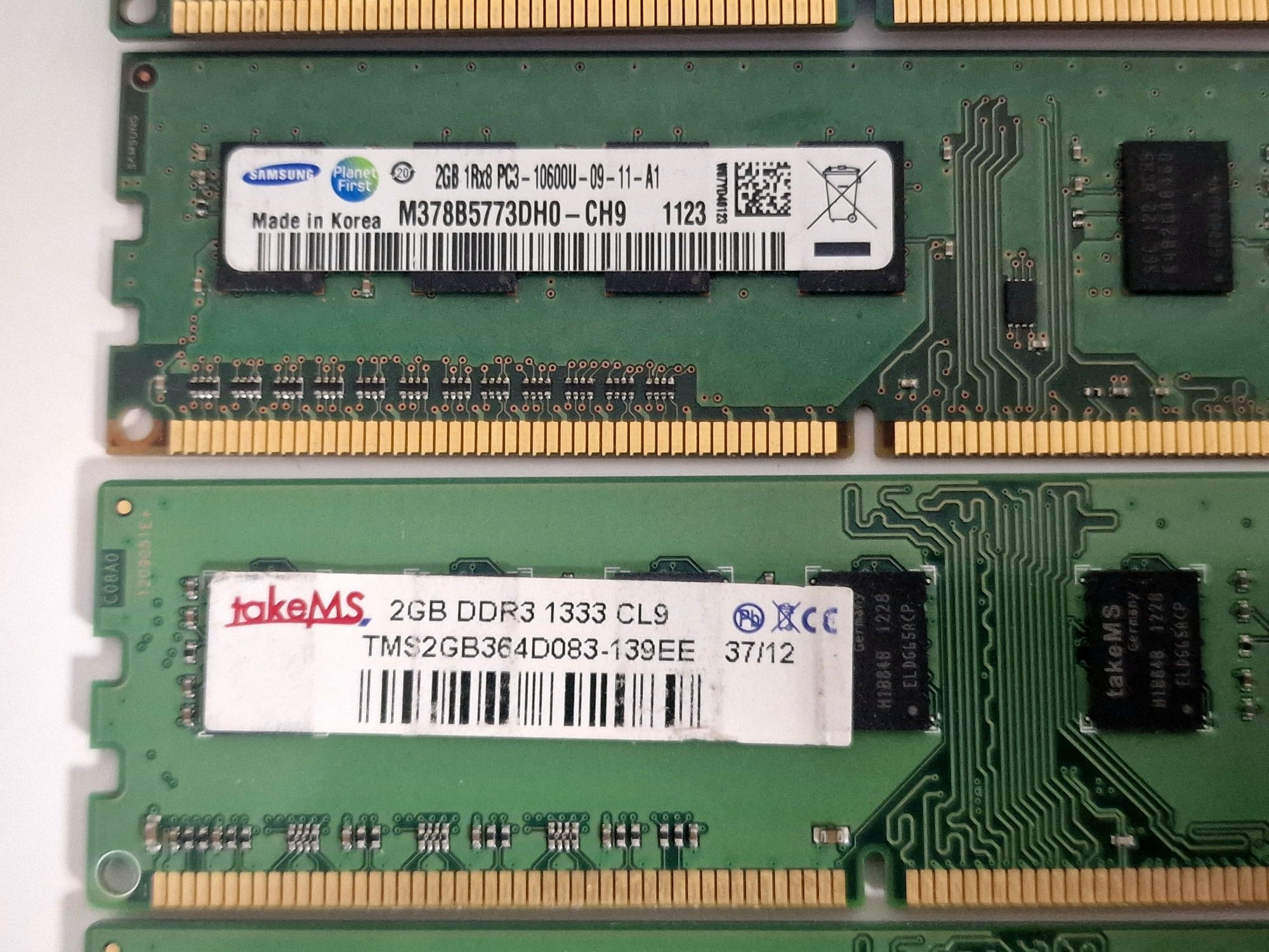 Оперативна пам'ять DDR3 2gb, 6 штук