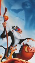 Nowy oryginalny plakat filmowy z animacji bajki Król Lew Lion King
