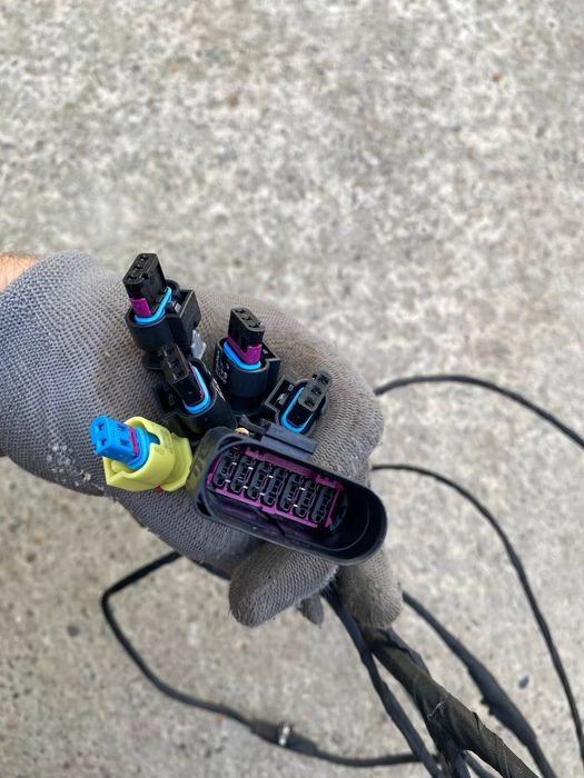 Audi q5 80a проводка переднього бампера