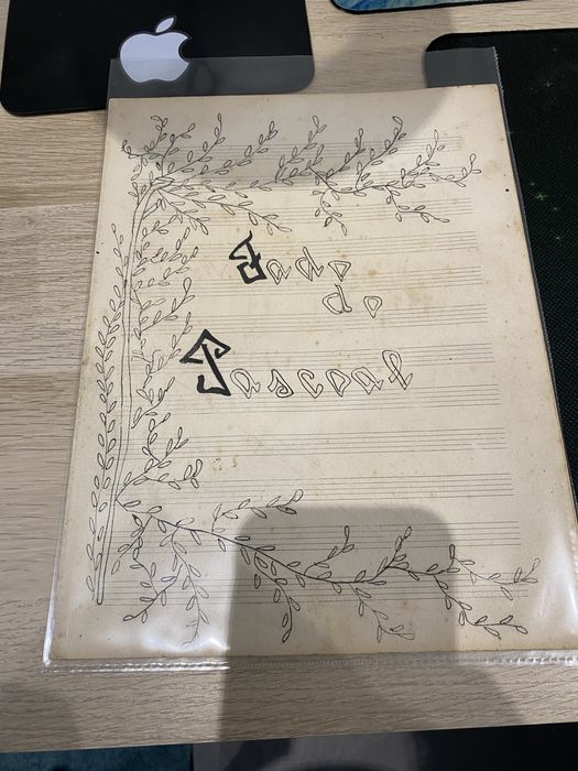 Partitura Manuscrita Musical do Filme Gato Bravo 1934