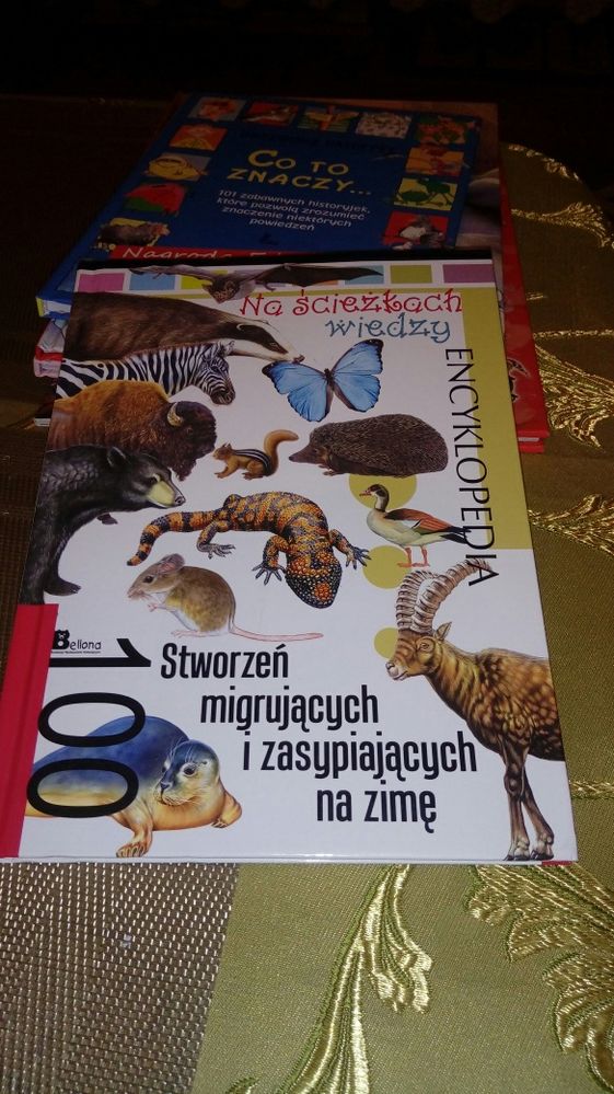 Encyklop. stworzeń migrujących i zasypiających na zimę.Na ścieżkach...