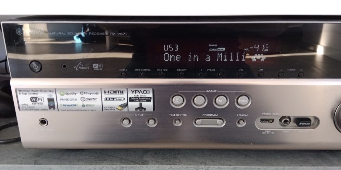 Amplituner Yamaha Rx-V677 7.2 Wifi