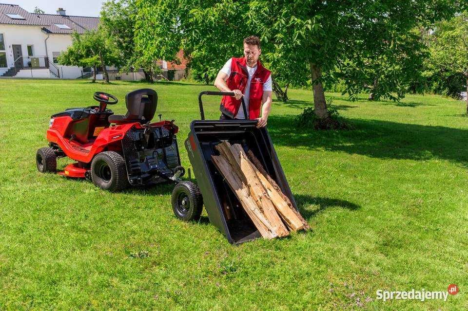 Oryginalna przyczepka niemieckiej firmy Alko Kober do kosiarek samo.