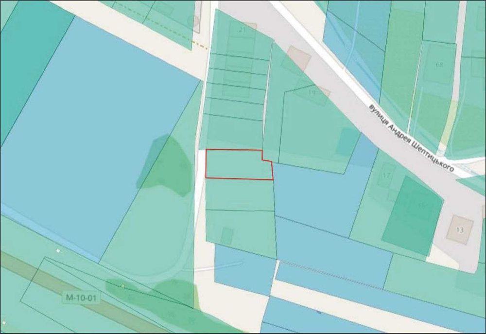 Продаж земельної ділянки в с. Сокільники, вул. Шептицького з проектом