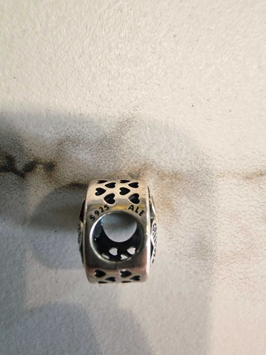 Pulseira Pandora Original com 8 charms + caixa - Prata 925