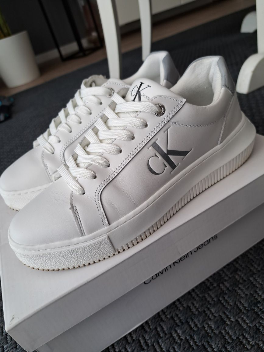 Buty Calvin Klein białe sneakersy