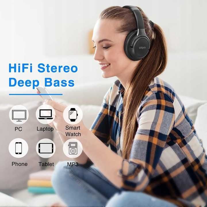 Nowe słuchawki bezprzewodowe / nauszniki / bluetooth / mikrofon !A183!