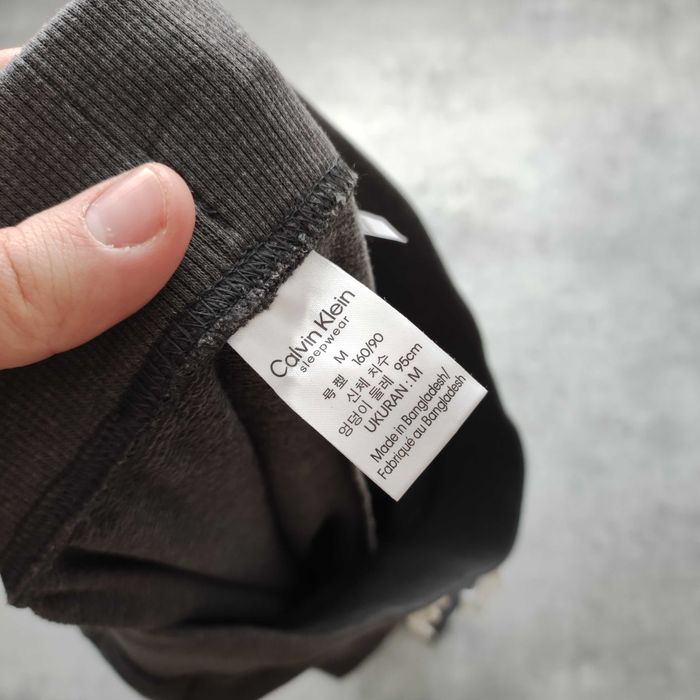 MĘSKIE Spodnie Dresy Dresowe Szare Duże Logo PREMIUM Calvin Klein CK