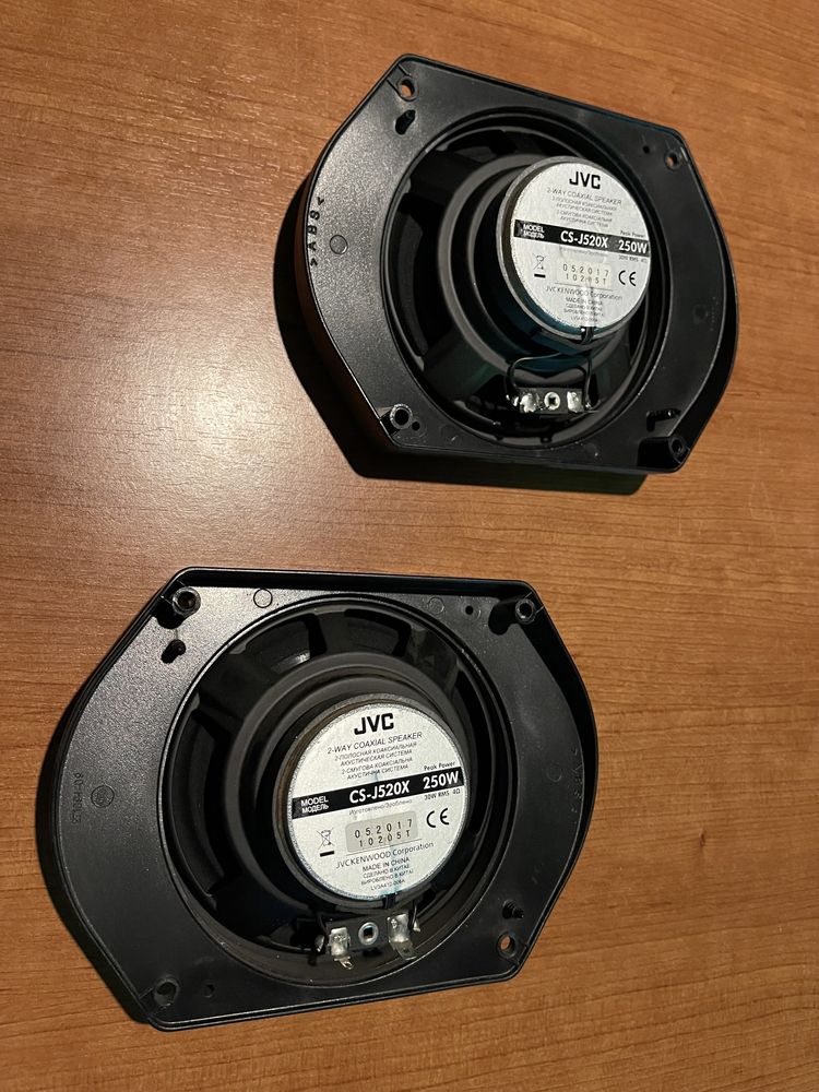 2 Colunas JVC CS-J520X + Painel Frontal Fiat