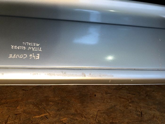 Zderzak tylny BMW E46 Coupe Kolor Titan Silber Metalic
