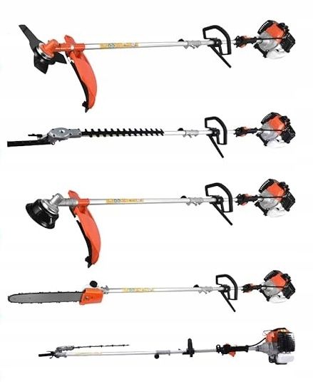 Kosa Spalinowa 5w1 Wielofunkcyjna Nożyce Piła Przedłużka 100cm Podkasz