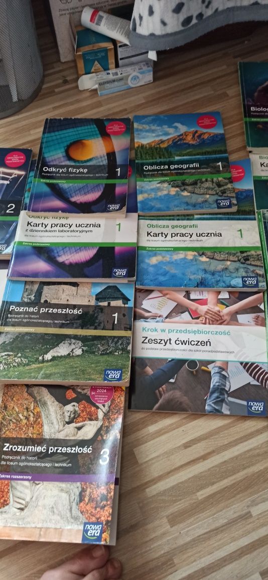 Podręczniki szkolne do, liceum, TECHNIKUM, klasy:1, 2