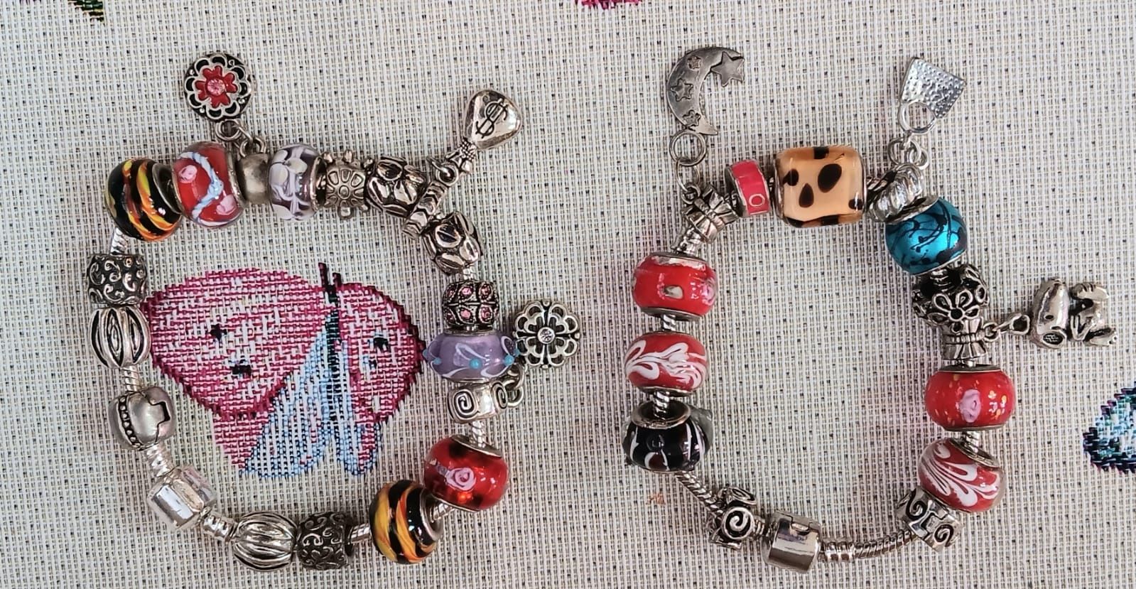 Pulseiras aço conjuntos