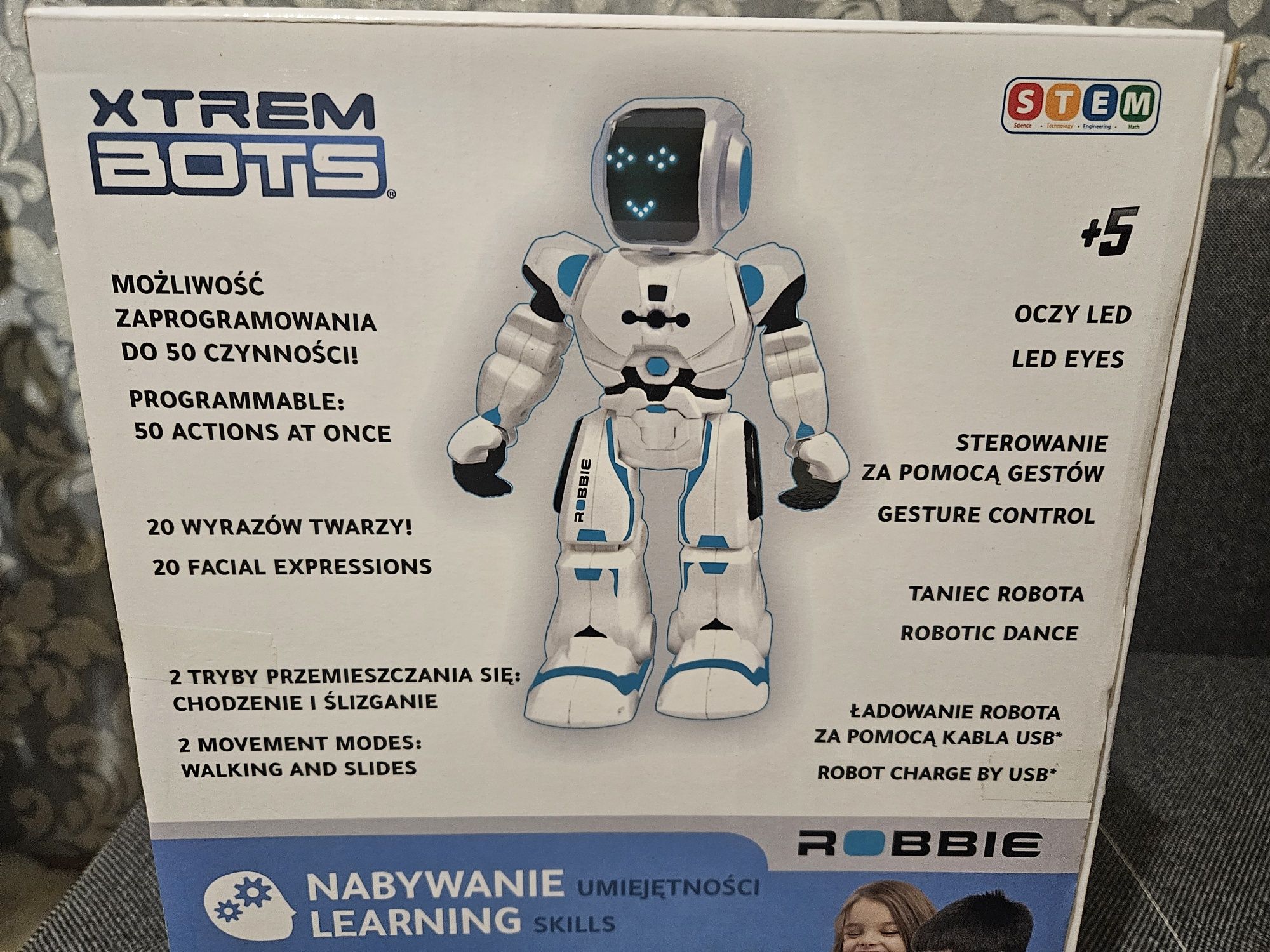 Robot Xtrem Bots Robbie na sterowanie
