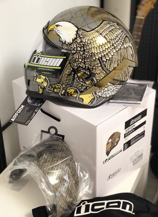 Шлем ICON Airform Интеграл (Full Face), шолом (agv, shoei, arai, hjc)