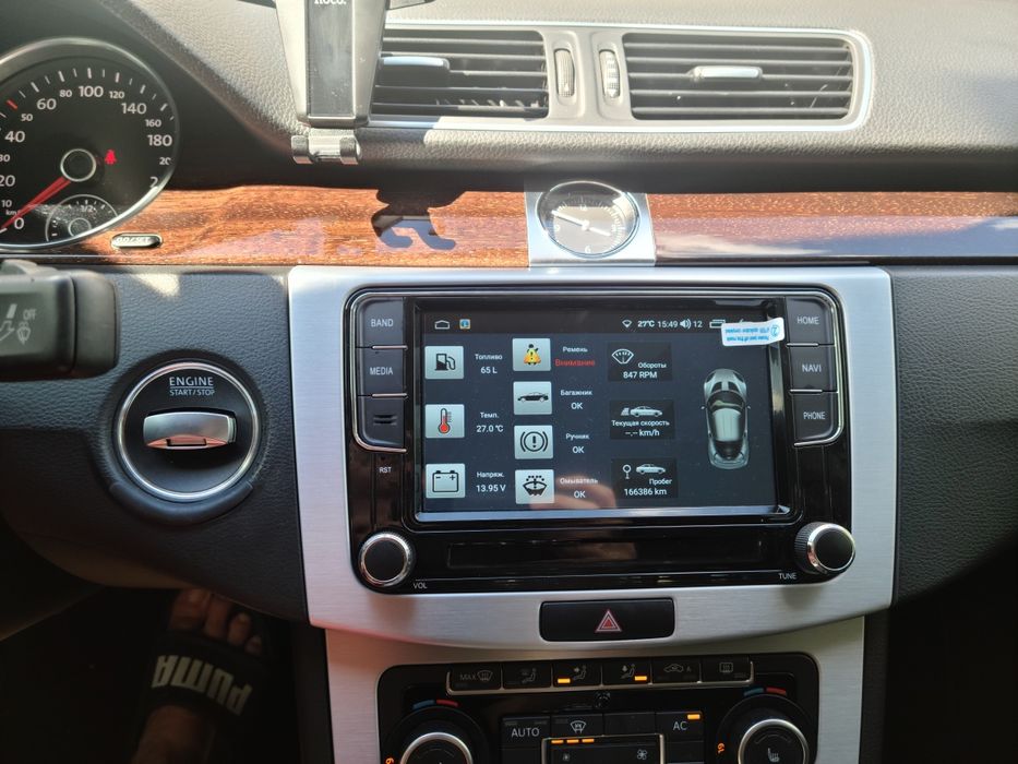 Автомагнітола для Volkswagen Golf, Passa, Tiguan, Jetta.t