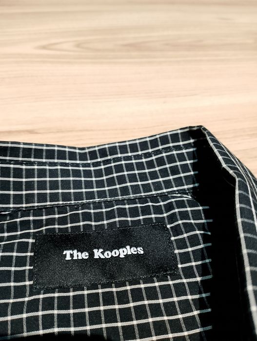 Czarna Męska Koszula W Kratkę The Kooples