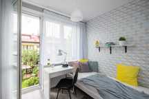 Ursynów-Grabów | 8 m² z balkonem francuskim | Puławska | cicha okolica