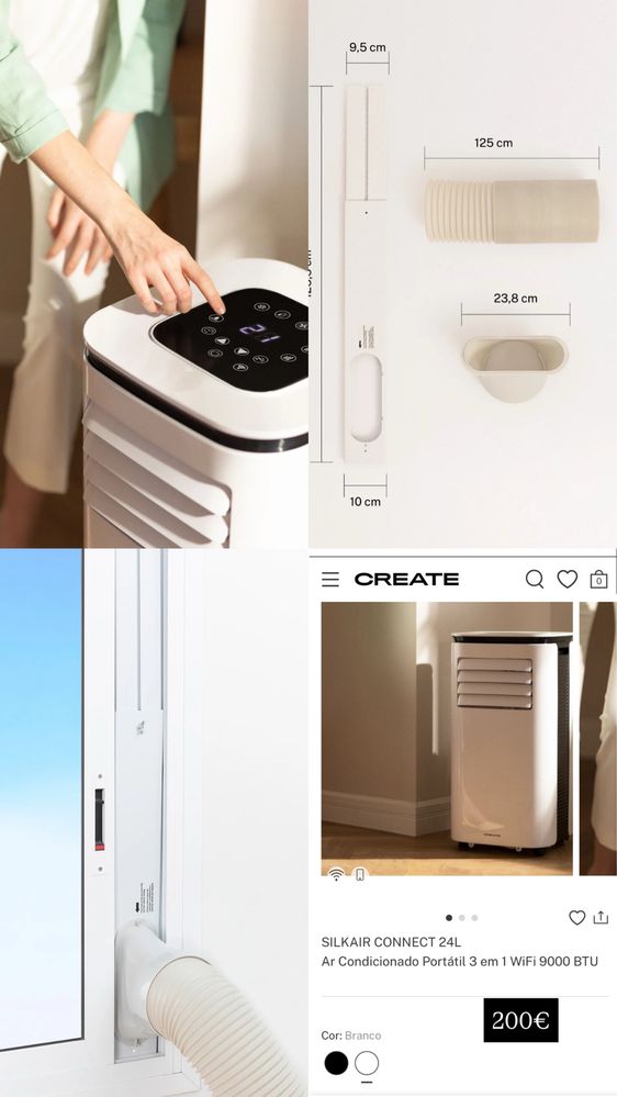 Ar Condicionado Portatil 9000BTU