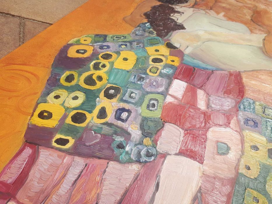 Obraz olejny na płótnie Gustav Klimt "Rodzina"