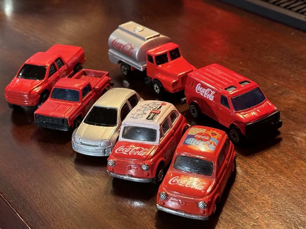 Coca-cola carros miniatura