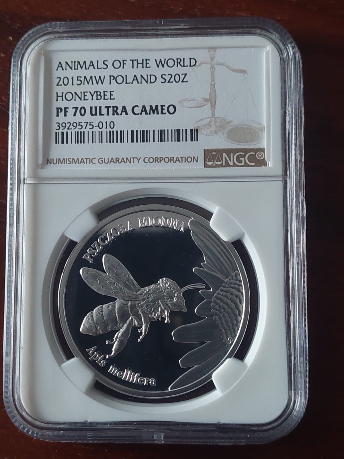 20 zł Pszczoła Miodna grading NGC PF70 MAX!!