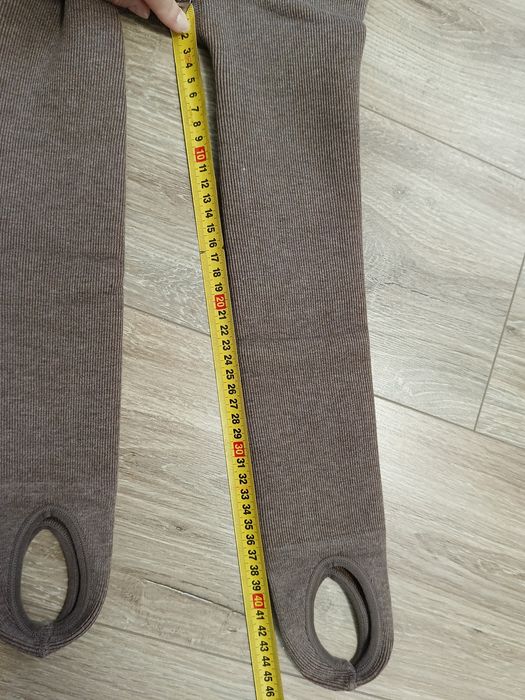 Нові лосіни теплі, на товстому флісі, зі штрибками, розмір 104-110