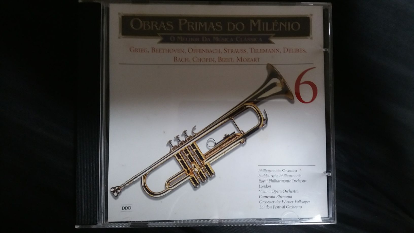 Coleção de CDs de música clássica