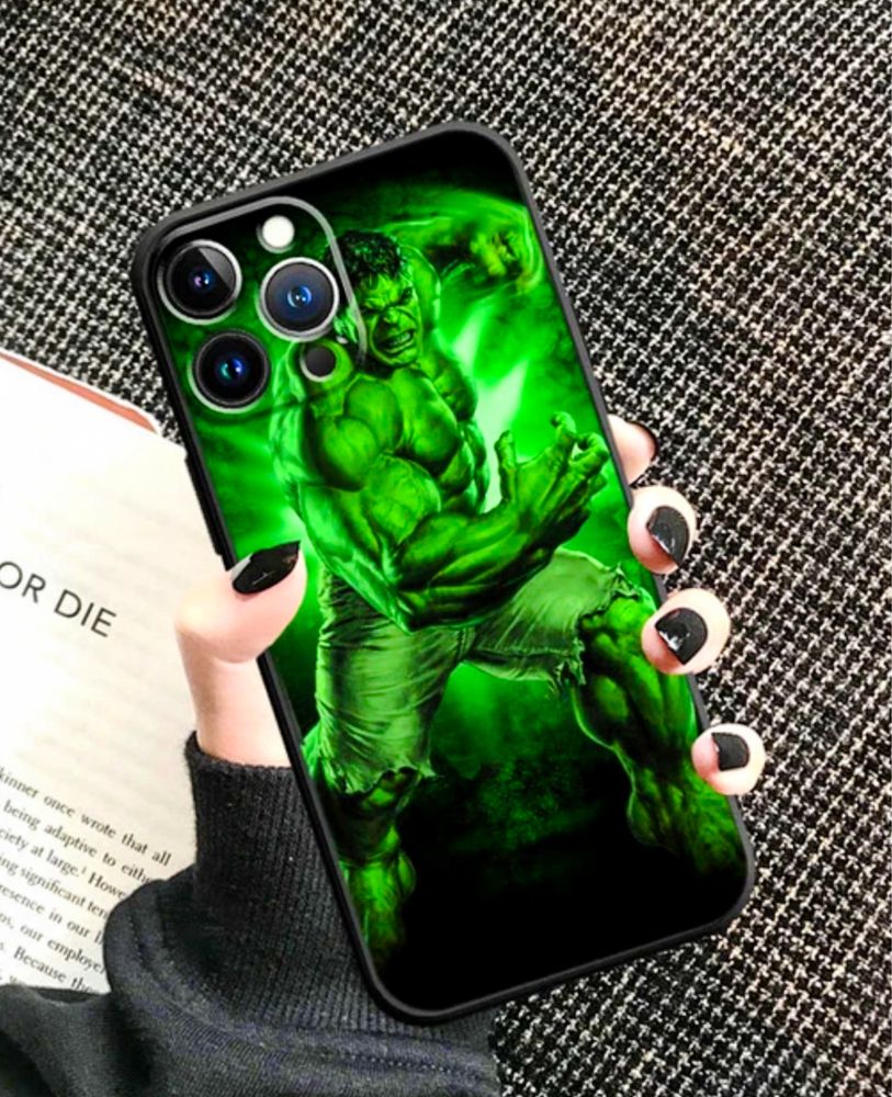 Hulk Etui na telefon dla iPhone 15, 14, 13, 12, 11, Mini, Pro, Max