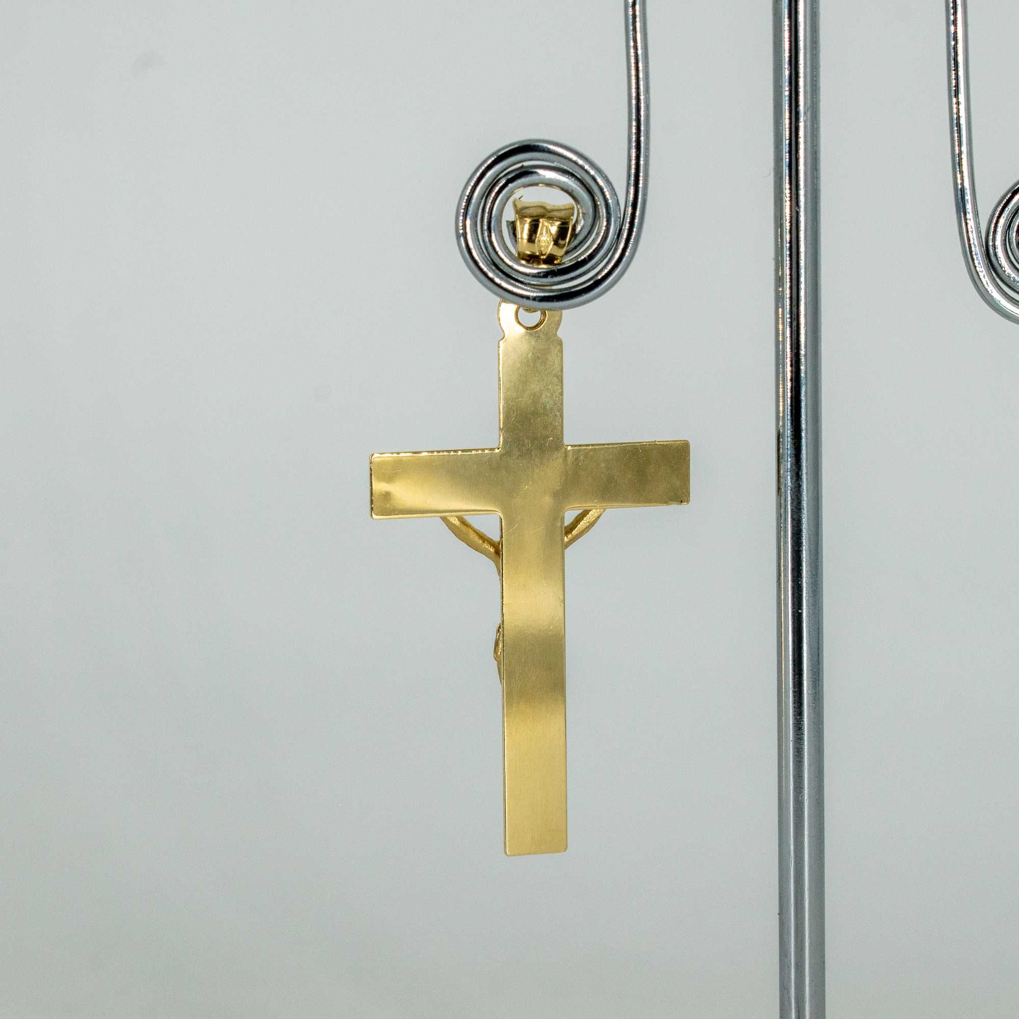 złota zawieszka 585 3,03gram 4cm KRZYŻ krzyżyk NOWY WYSYŁKA GRATIS