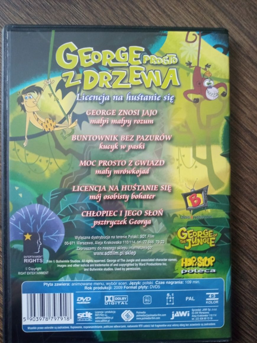 Płyta DVD George prosto z drzewa