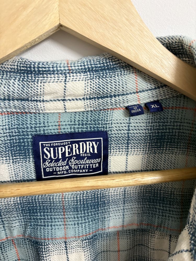 Kurtka flanelowa męska Superdry XL