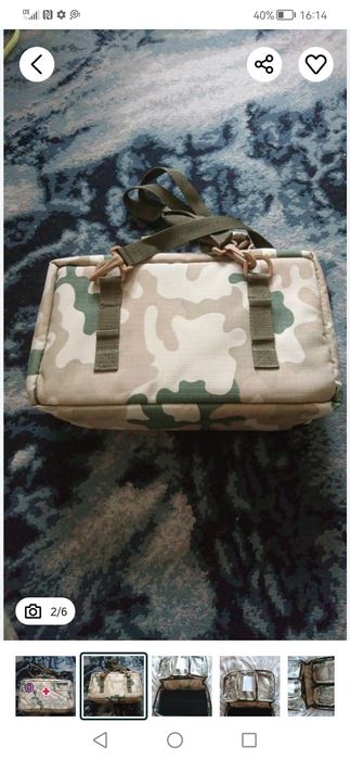 Torba wojskowa sanitariusza. IRAK/AFGANISTAN