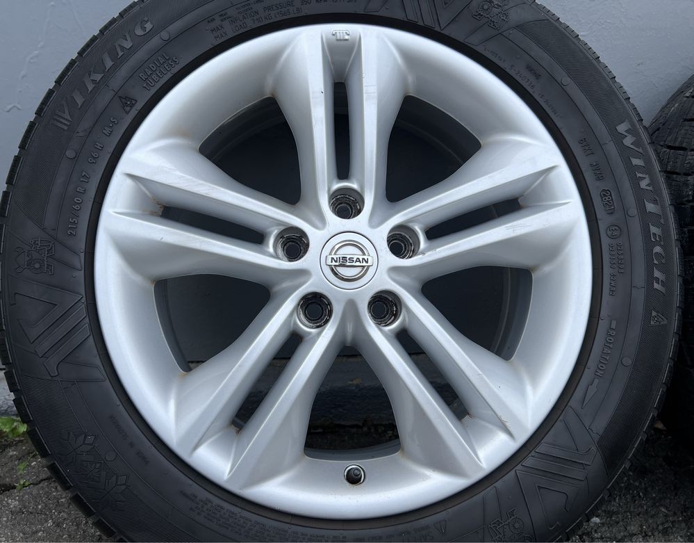 Оригінальні диски Nissan r17 5*114,3 Qashqai Rogue X-Trail Renault