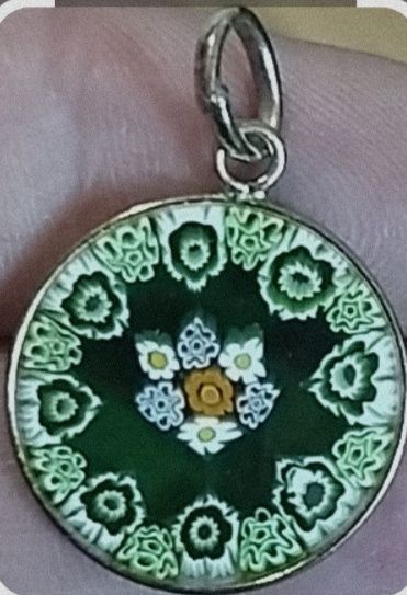 Medalha vidro Murrina Veneziana