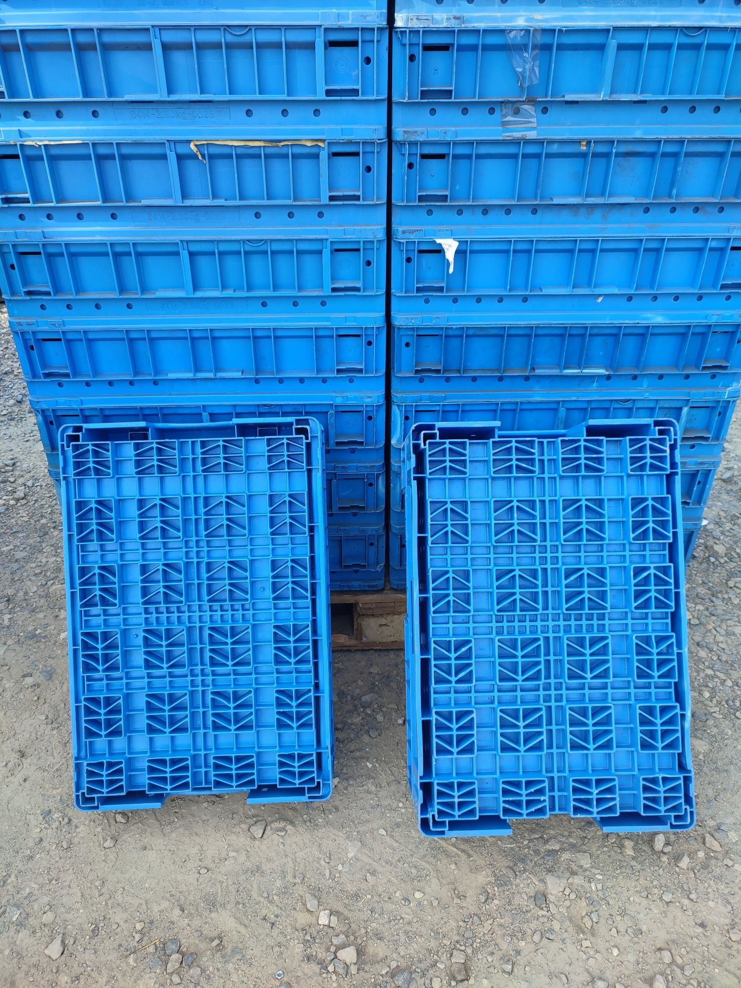 C-KLT 6414 pojemniki magazynowe skrzynki plastikowe bardzo mocne 60x40