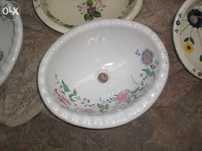 Lavavos en porcelana pintados a mao antigos