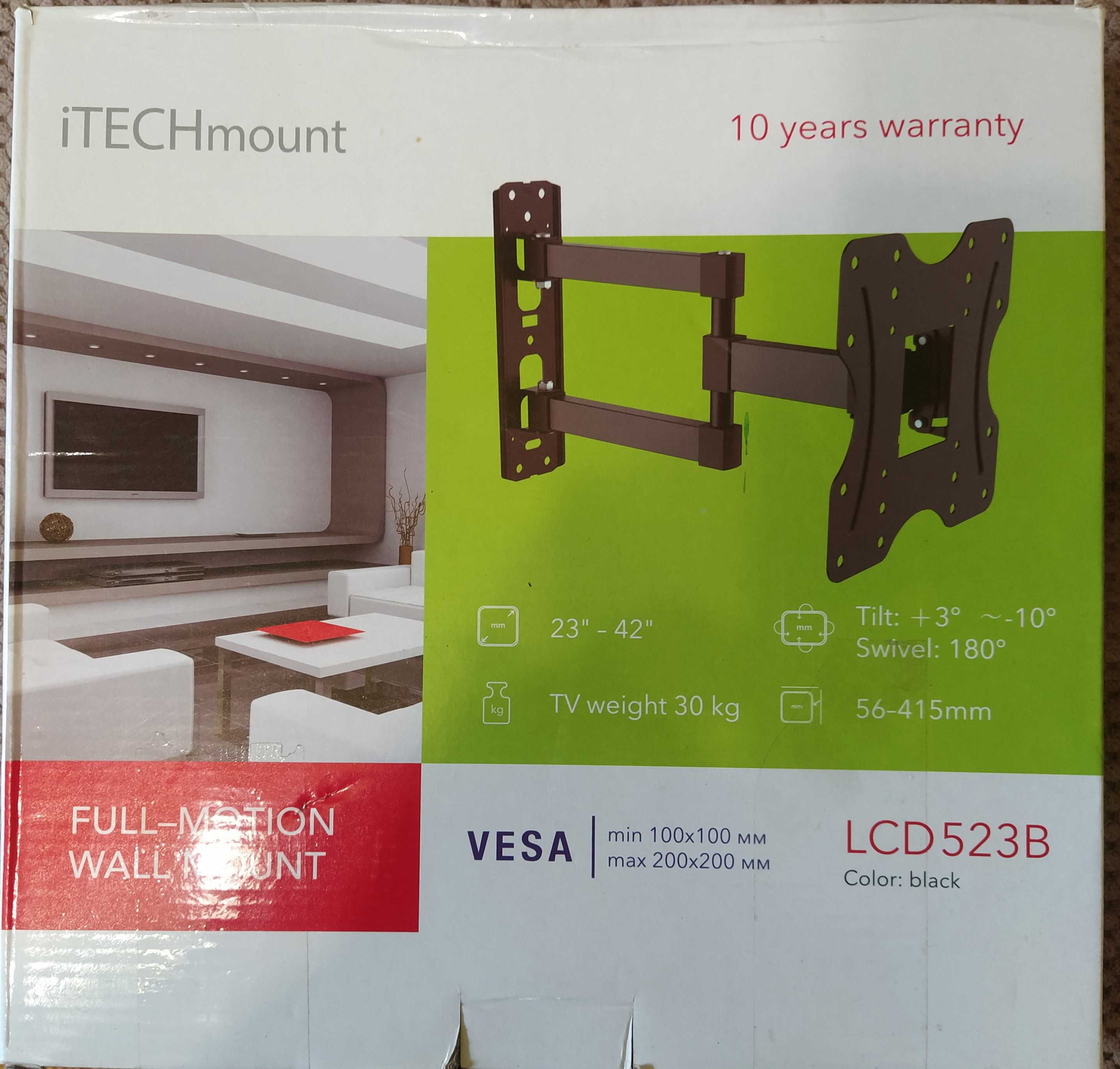 Кронштейн настінний iTech LCD523B