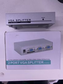 Splitter Rozdzielacz VGA 1 x 2 Monitory FullHD