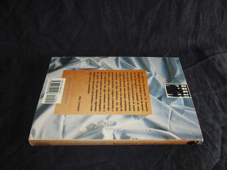 Livro Histórias Clandestinas Joaquim Campino